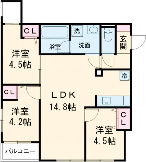 MOCRAFT中葛西の間取り