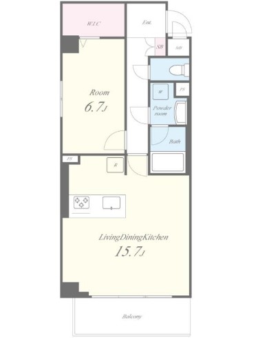 SAパームレジデンスの間取り