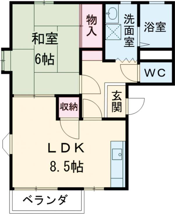 SKコーポの間取り