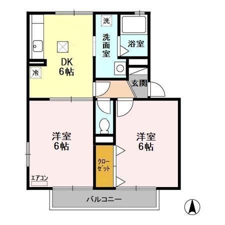 モン・レジーナ ABCDの間取り