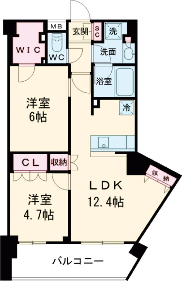 コンフォリア・リヴ文京護国寺の間取り