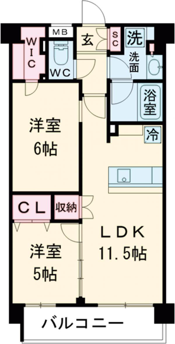 コンフォリア・リヴ文京護国寺の間取り