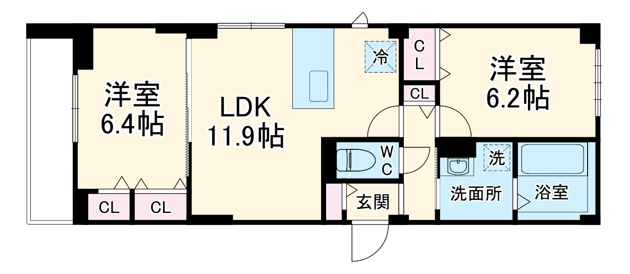 ニューグランデュールⅡの間取り