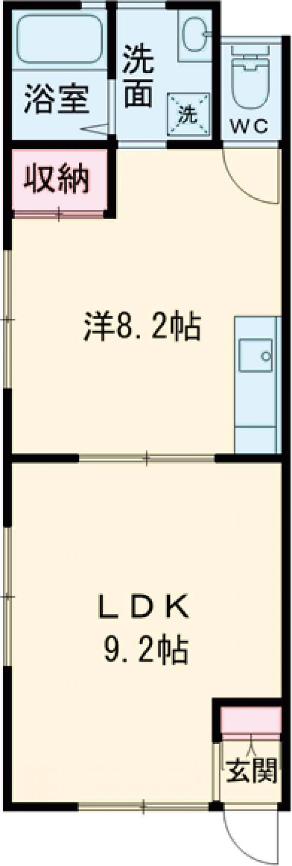 マーブルフラッツの間取り