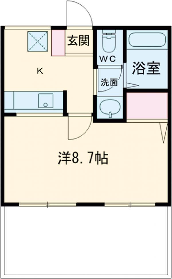 コーポ本天沼の間取り