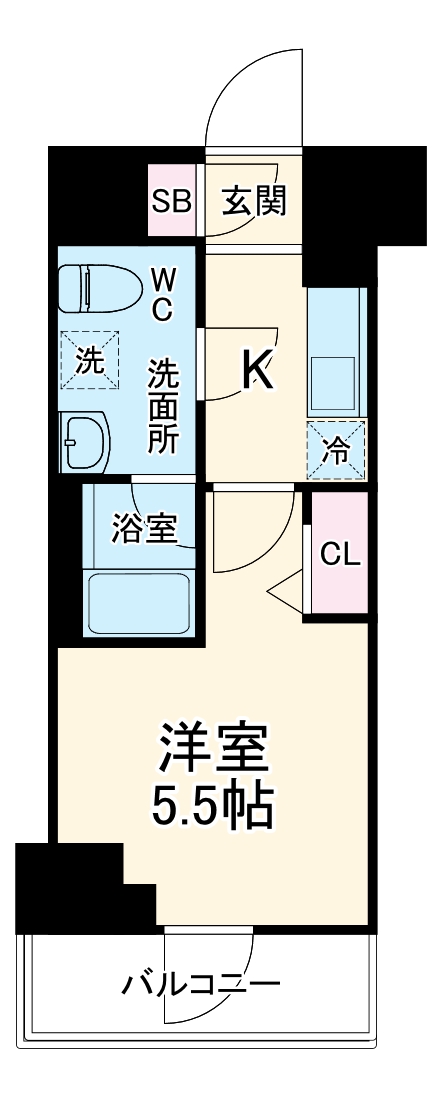 GENOVIA西川口Ⅲの間取り