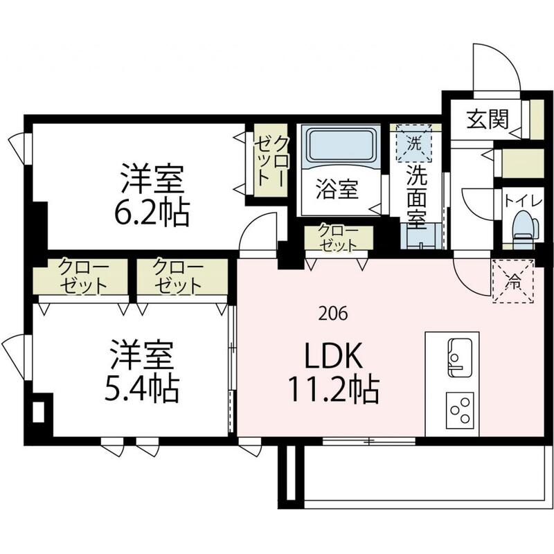 ニューグランデュールⅡの間取り