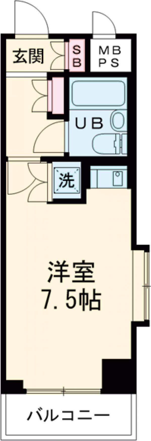 ライオンズマンション方南町駅前の間取り
