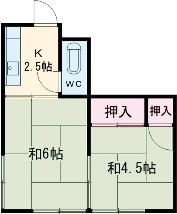 つじ荘の間取り