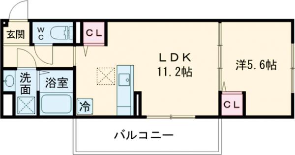 FleurⅡの間取り