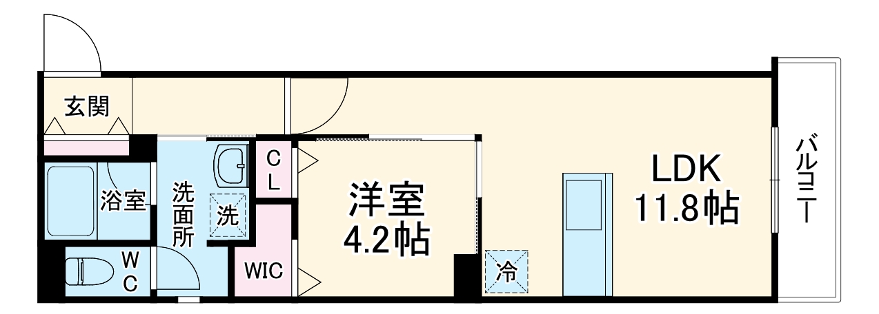 ファーナム スクエアの間取り