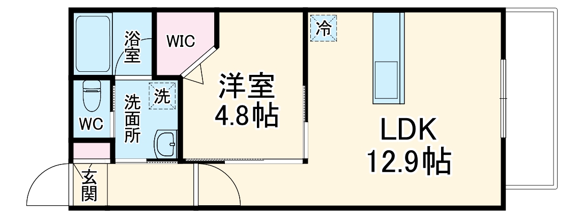 ファーナム スクエアの間取り