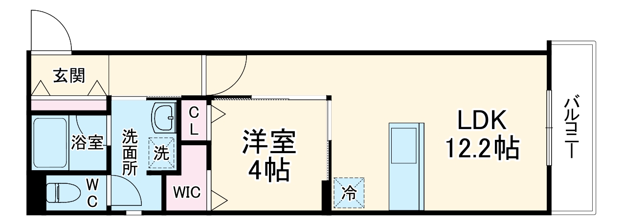 ファーナム スクエアの間取り
