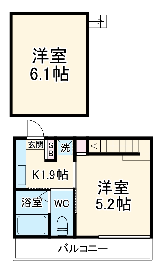 ダルーチャ北初富Ⅱの間取り