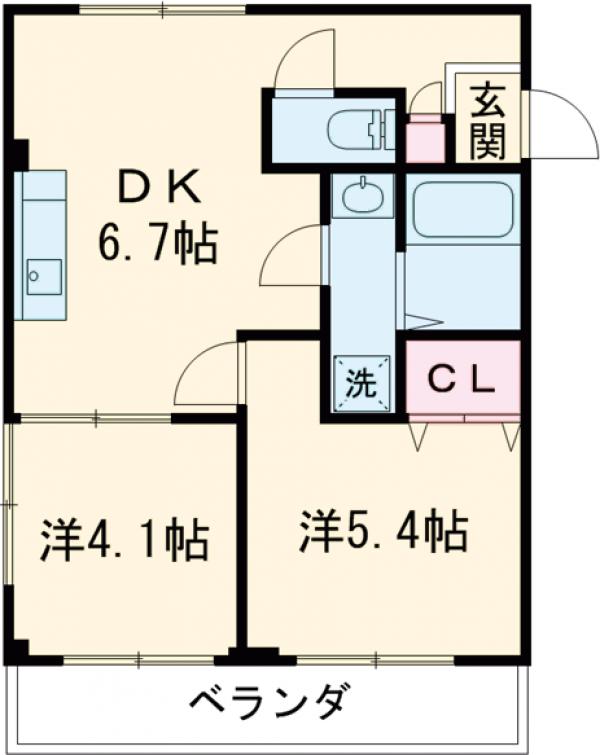 グレースハイツの間取り