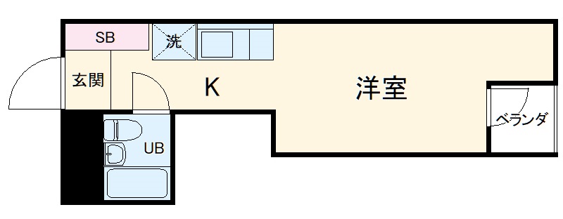 アップルコート川崎2の間取り