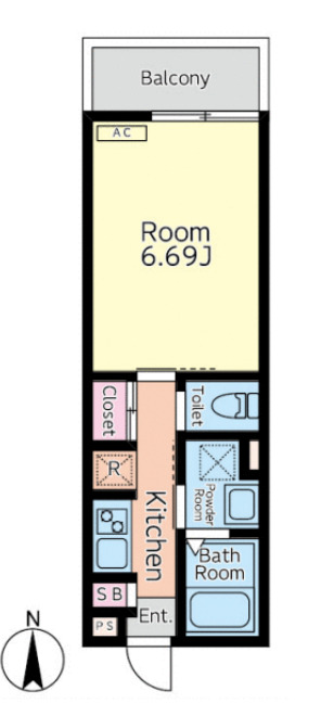 グランディール川崎の間取り