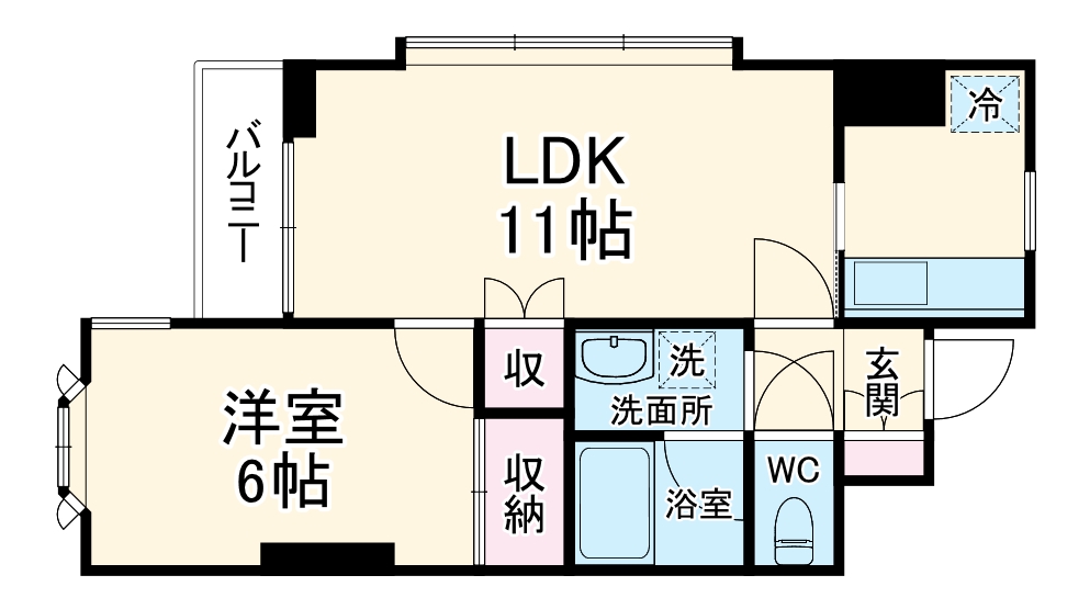 メゾン・ド・アシュヴェの間取り