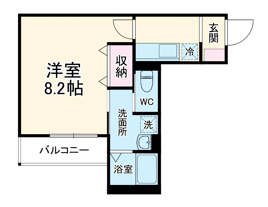 ベイルームソレイユ中央林間の間取り