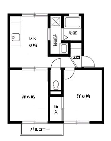 メゾン森Part VⅢの間取り