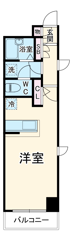 ベスト伊勢佐木長者町の間取り