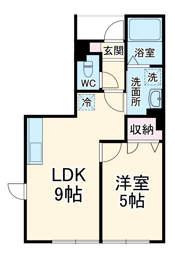 アール湘南の間取り