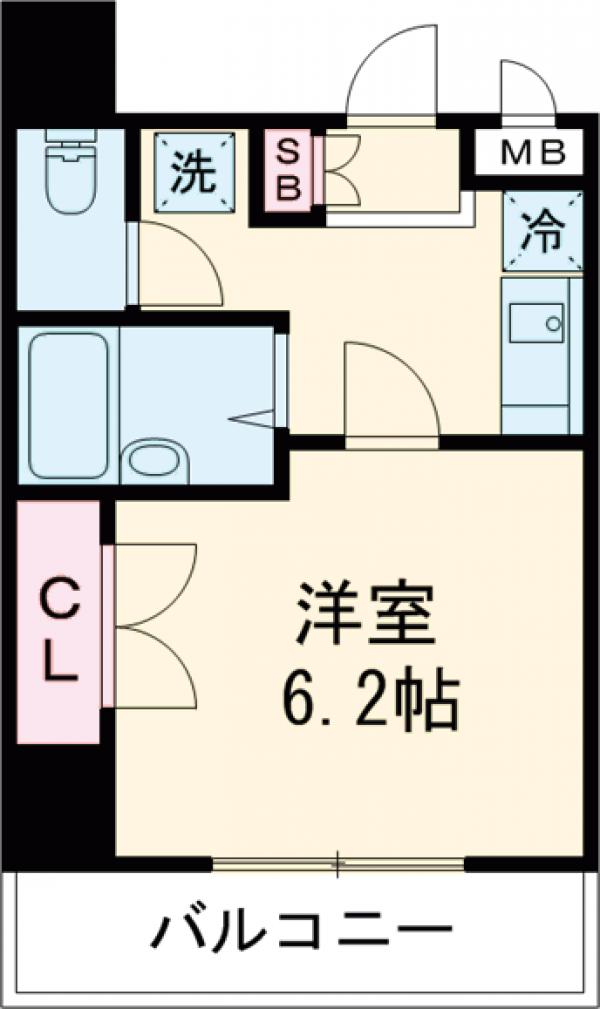 グランヴァン東池袋Ⅱの間取り