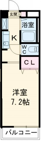 エスポア庄内緑地の間取り