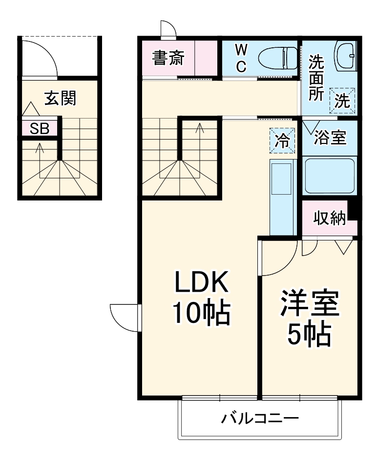 アール湘南の間取り