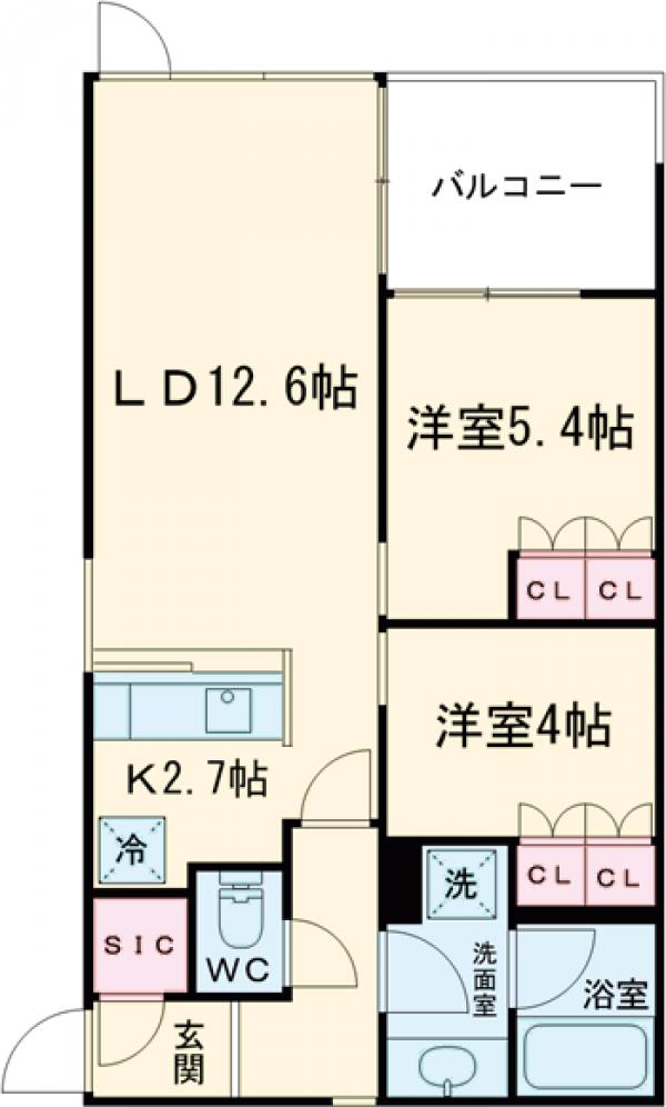 ガーデニエール砧WESTの間取り