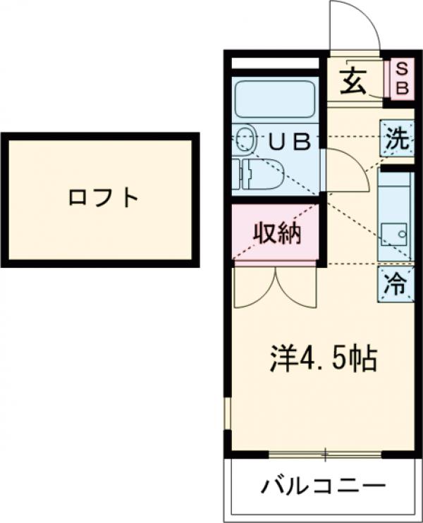 ハイム南香里の間取り