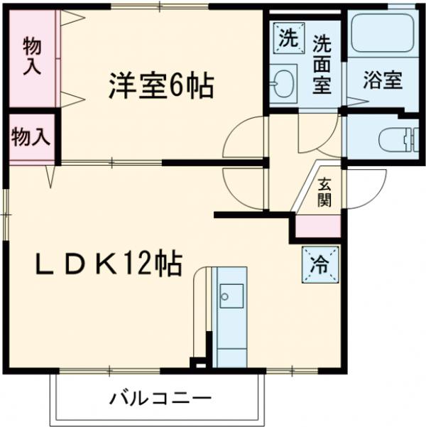 エクレールE棟の間取り