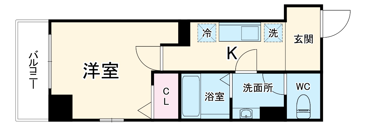 フェリチタ越谷駅前の間取り