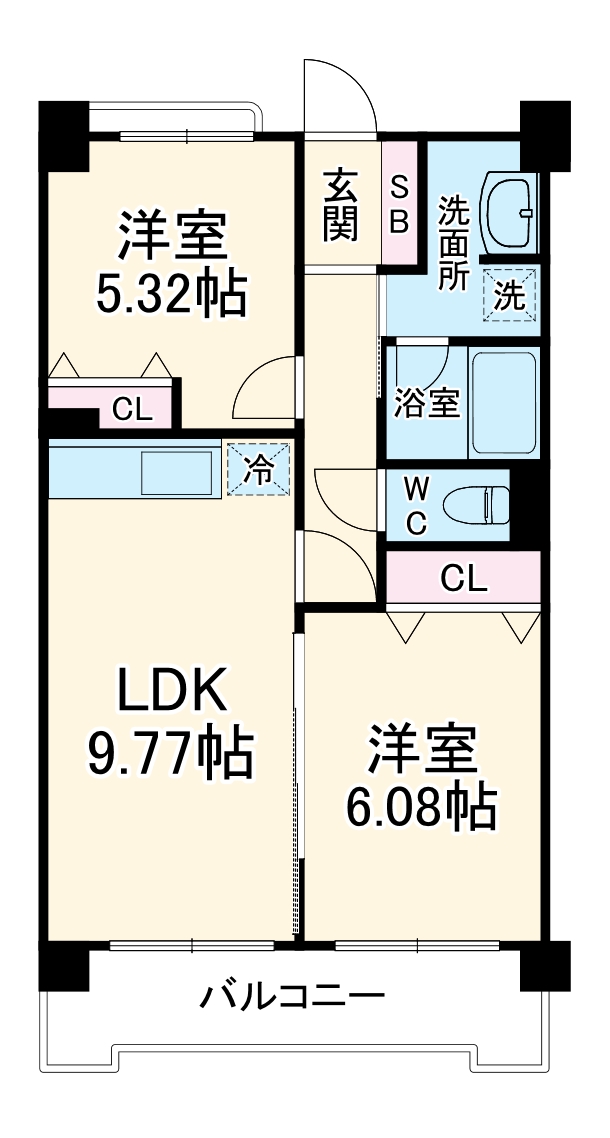 コンフォール・ノグチの間取り