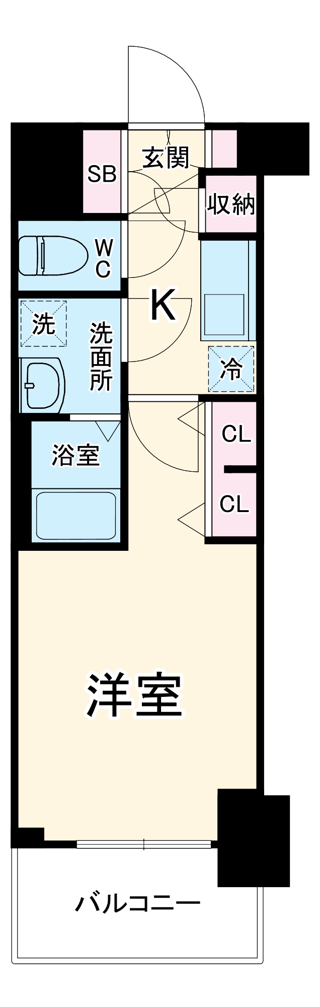 エステムコート名古屋TWIN WESTの間取り