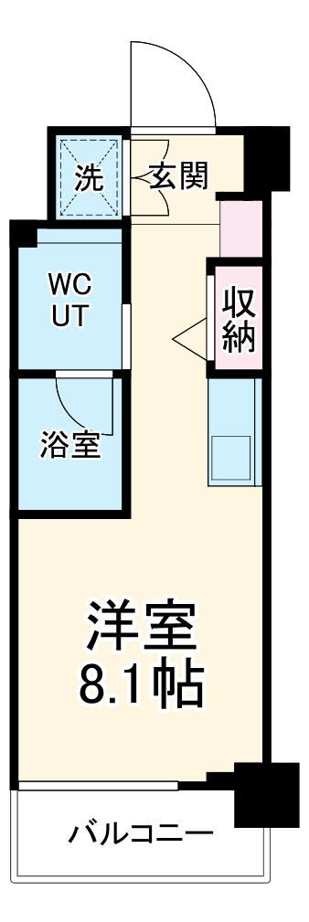 クラリッサ横浜中央の間取り