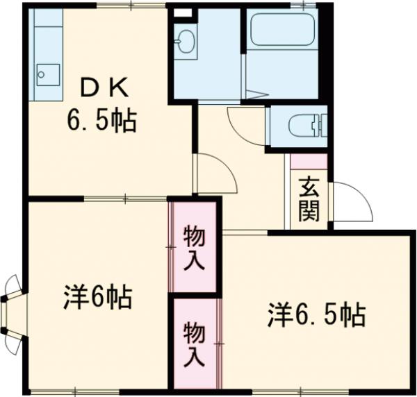 フレグランスM2の間取り