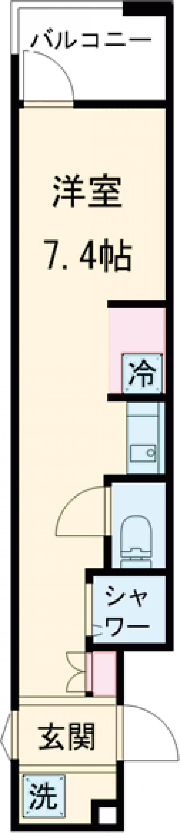 東向島の完工年月(2024年1月)築の賃貸アパートの間取り
