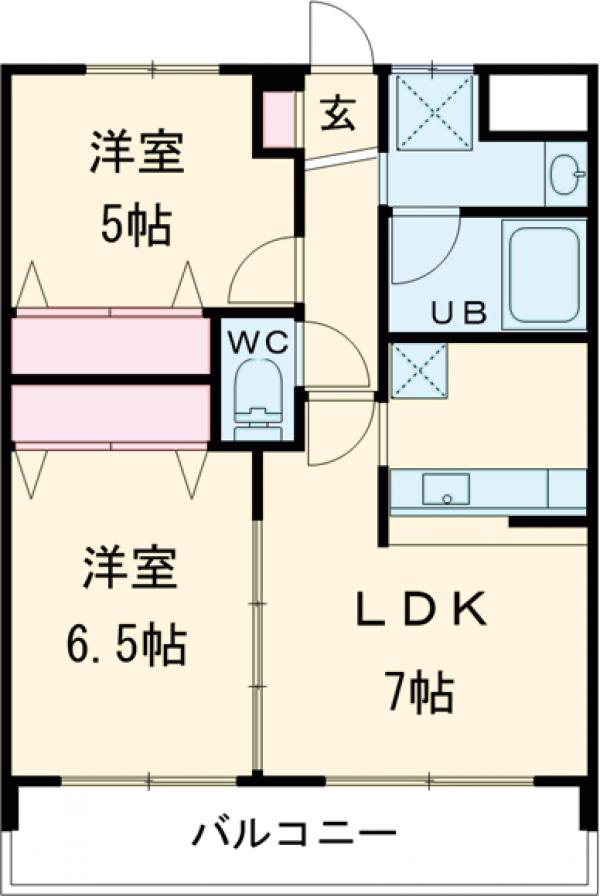 グランドパレスNS-77の間取り