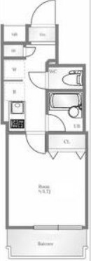 プレール・ドゥーク蒲田Ⅱの間取り