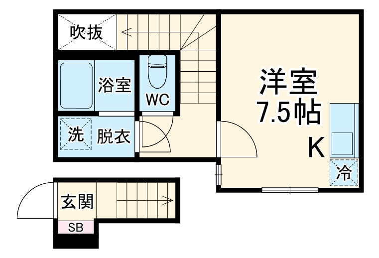 エスカレラ上福岡の間取り