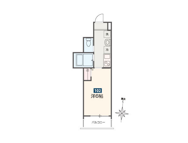 MELDIA元加治の間取り