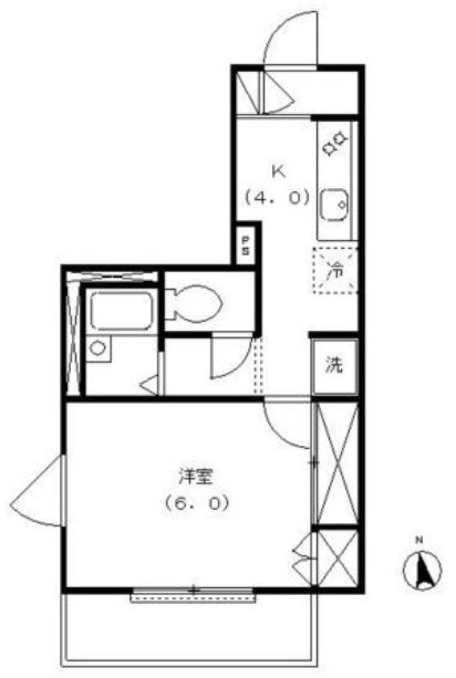 メゾンケーワイの間取り