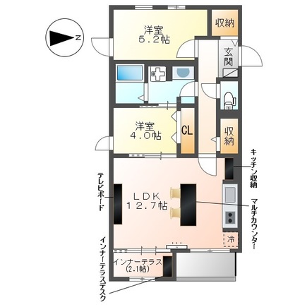 FOREST ODAWARAの間取り
