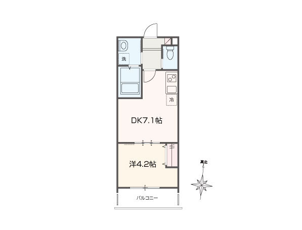 MELDIA元加治の間取り