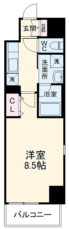 プランドール那古野の間取り