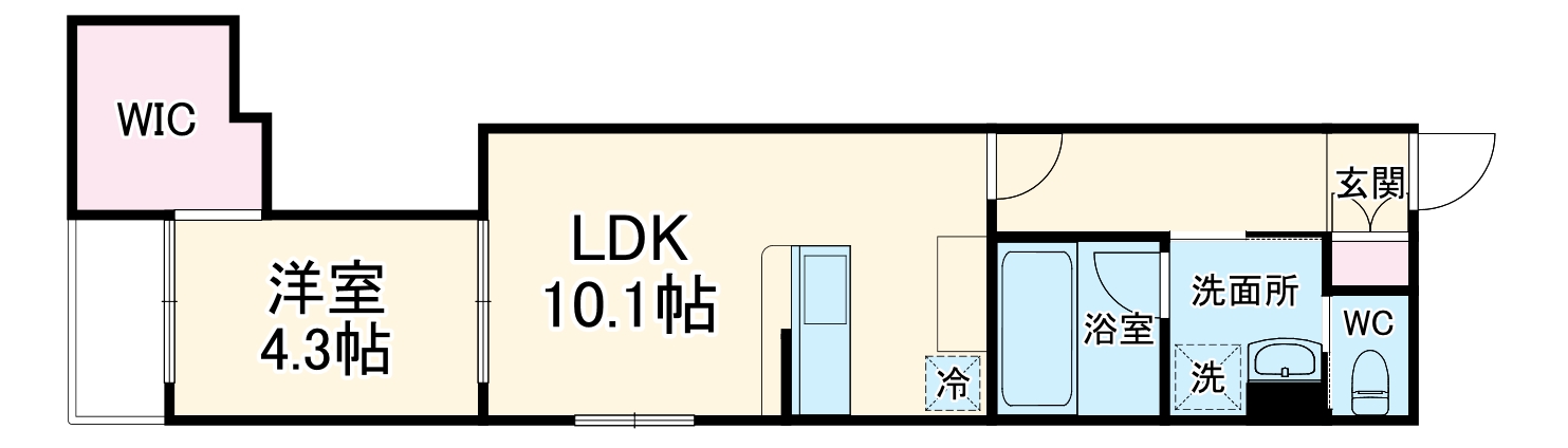 FSあじまテラスの間取り