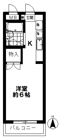 シャーリーハイツの間取り