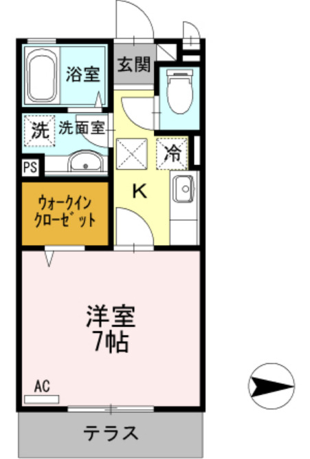 シェルハウス上中里Cの間取り