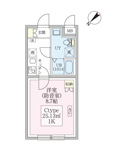 スカイラシクラス平和台の間取り